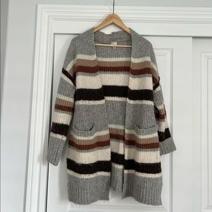 Target Grey Creme Mint Oversized Sweater